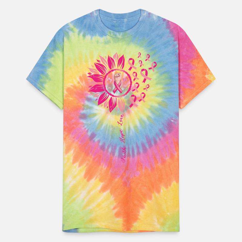 Faith Hope Love Breast Cancer Awareness Ribbon