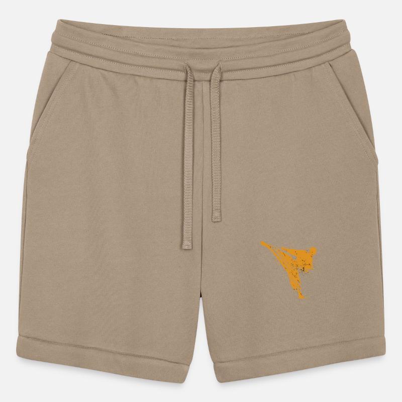 Fighter Martial Art Kick Minimal Design