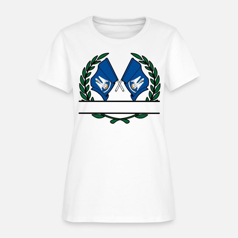 Flags USA Louisiana Laurel Wreath Banner