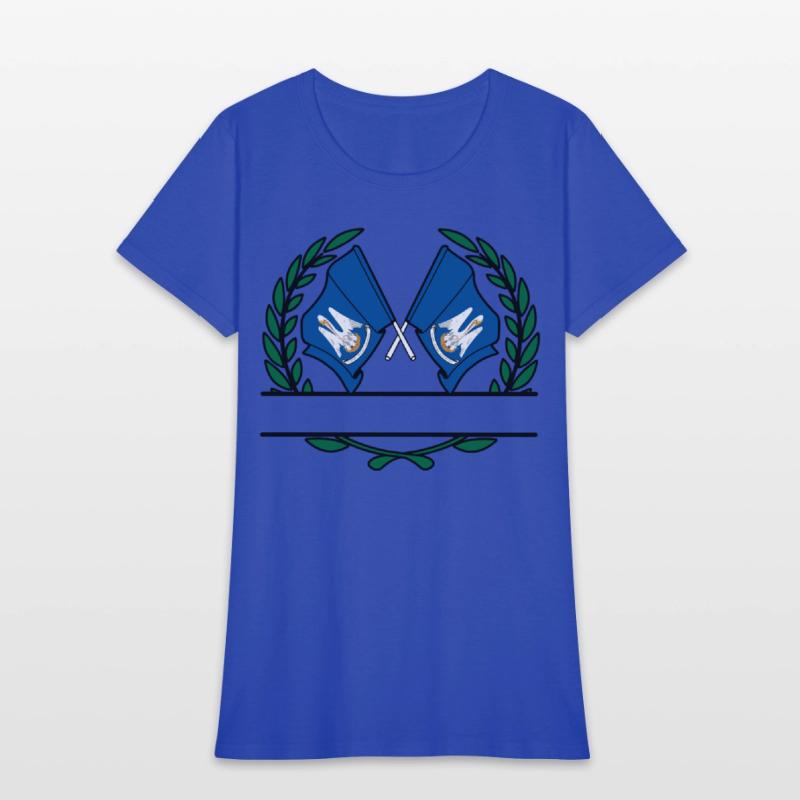 Flags USA Louisiana Laurel Wreath Banner