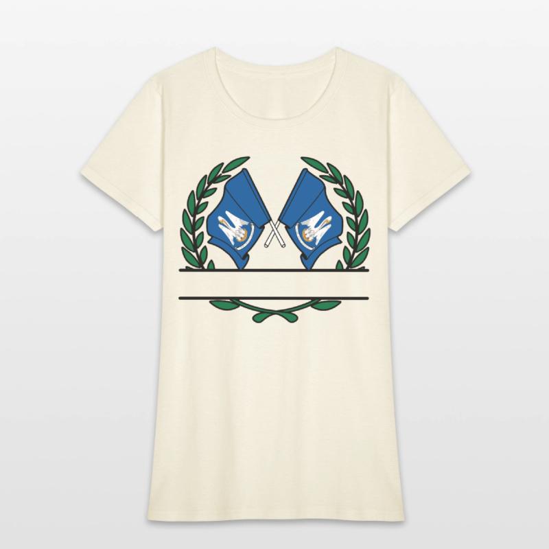 Flags USA Louisiana Laurel Wreath Banner