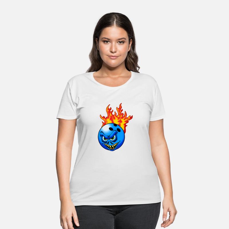 Flaming Monster Bowling Ball