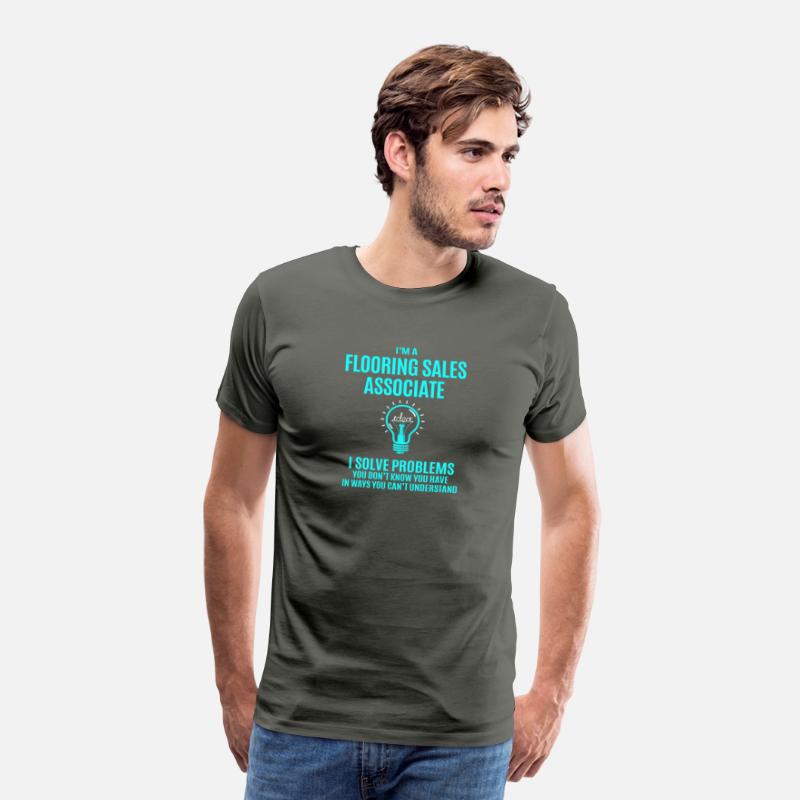Flooring Sales Associate T Shirt - I Solve Problem