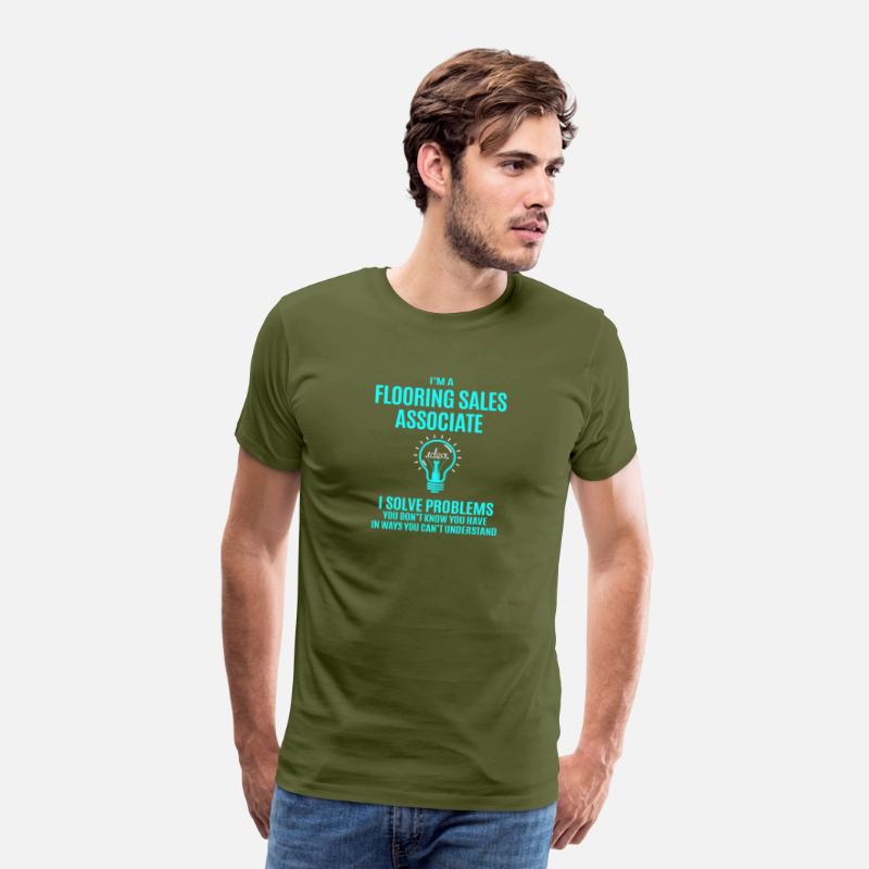 Flooring Sales Associate T Shirt - I Solve Problem