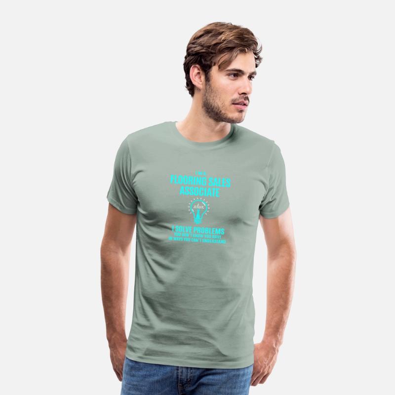 Flooring Sales Associate T Shirt - I Solve Problem