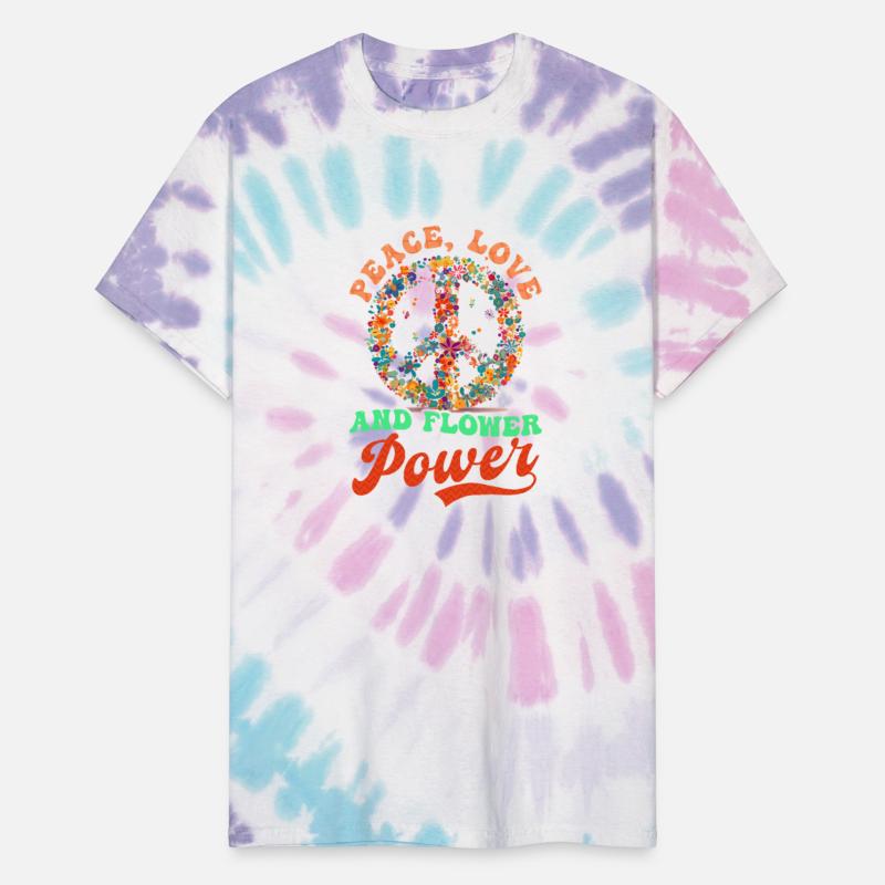 Floral Peace Symbol Peace Love Flower Power