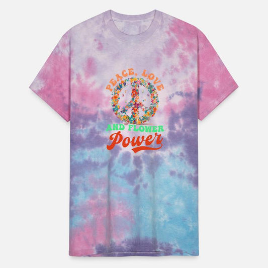 Floral Peace Symbol Peace Love Flower Power