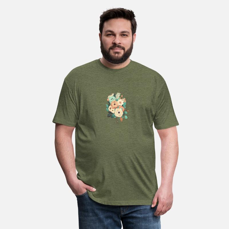 Florist Woman Minimalist Pastel Flower Bouquet