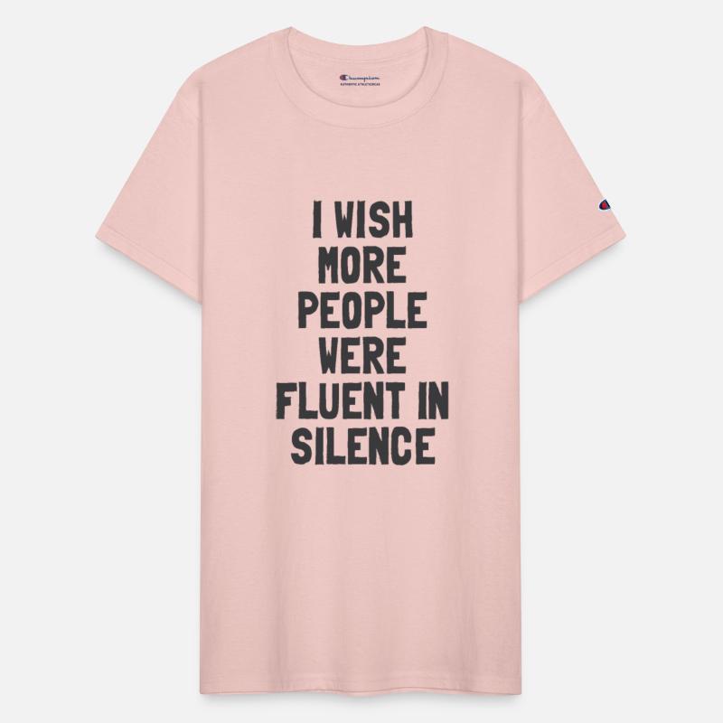 Fluent in Silence - Funny Introvert Design