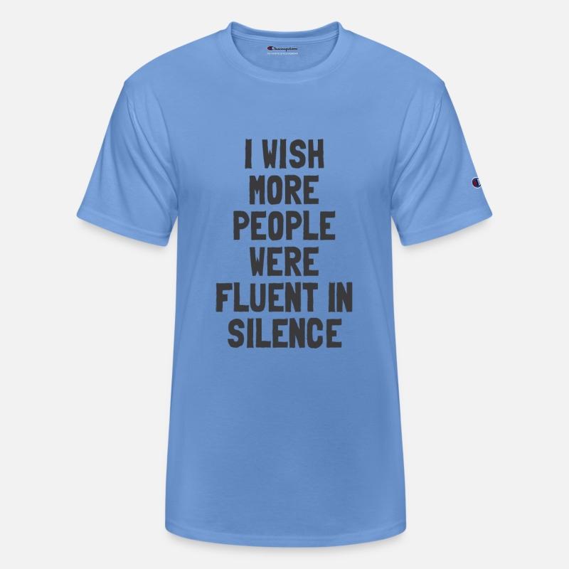 Fluent in Silence - Funny Introvert Design