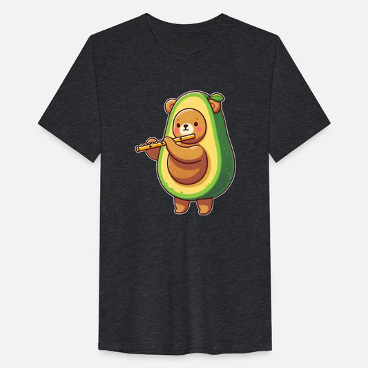 Flute-Playing Avocado Bear