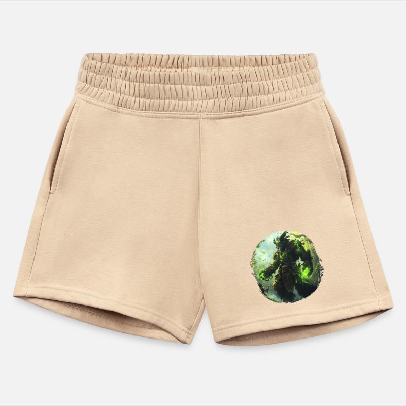 Forest Guardian with Green Magic and Wild Energy