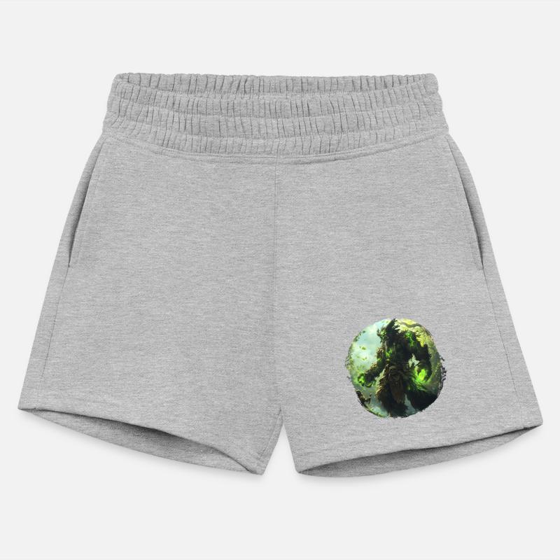 Forest Guardian with Green Magic and Wild Energy