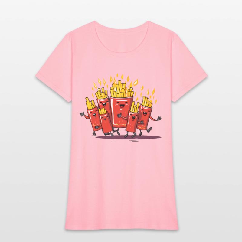 French Fries Funny Cute Hipster Style Potato