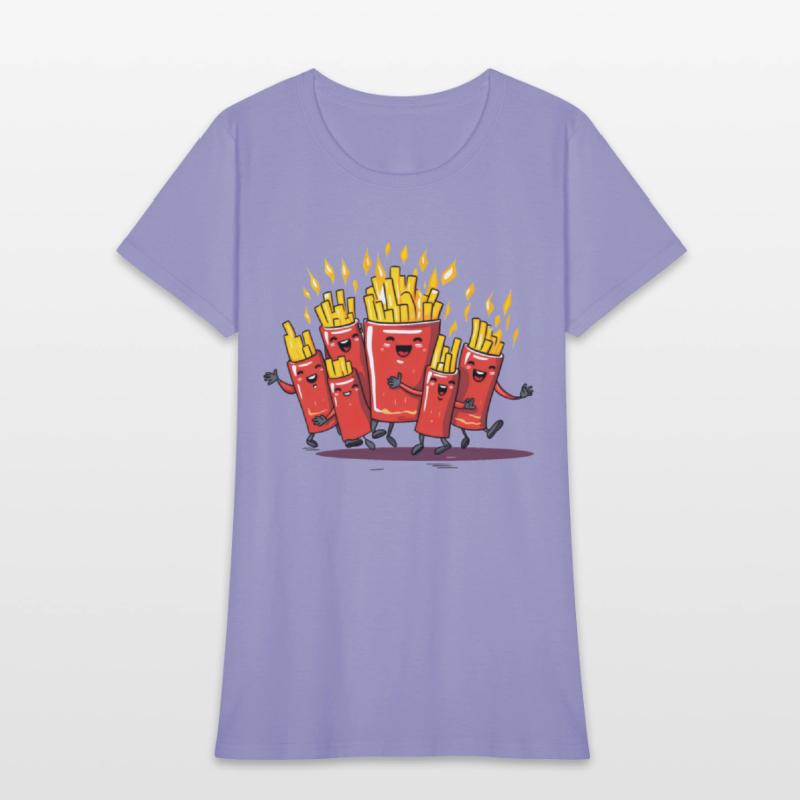 French Fries Funny Cute Hipster Style Potato