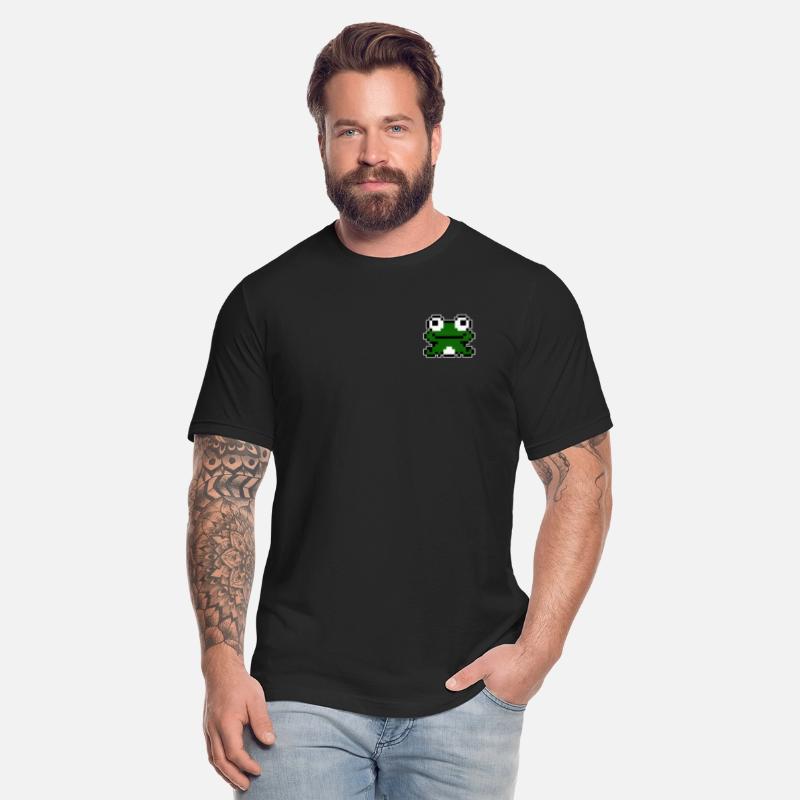 Frog Pixelart Logo Emblem Froggy Bullfrog