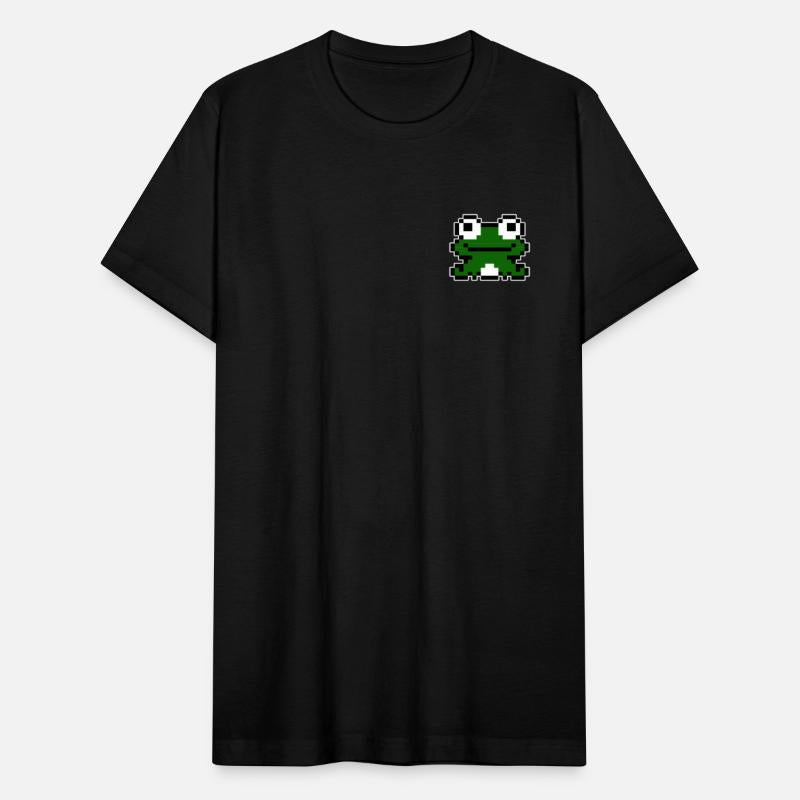 Frog Pixelart Logo Emblem Froggy Bullfrog