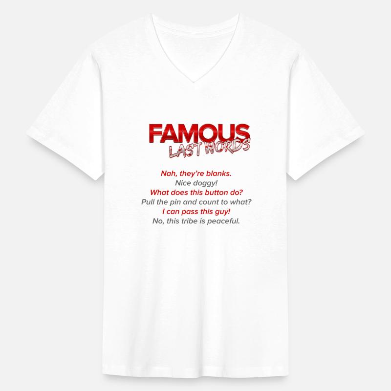 Funny famous last words