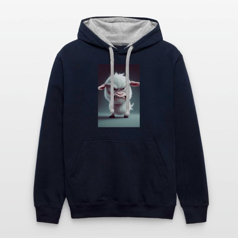 Furious Cartoon Sheep Rage