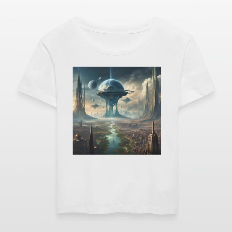 Futuristic Sci-Fi City Tower Design Alien Planet