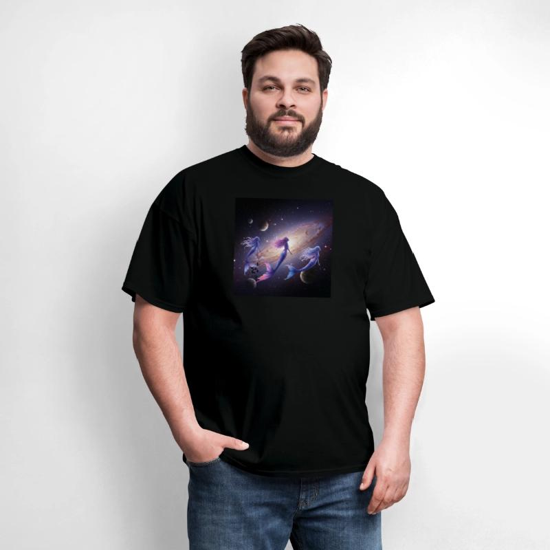 Galactic Mermaid Nebula T-Shirt