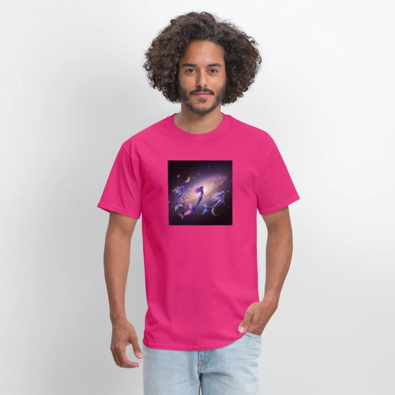 Galactic Mermaid Nebula T-Shirt