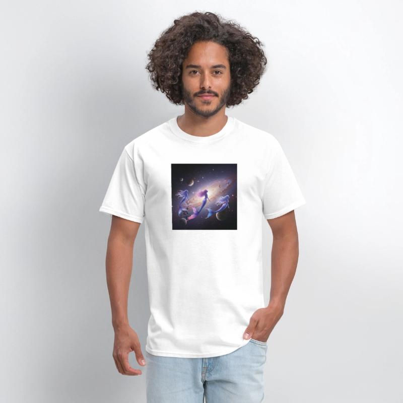 Galactic Mermaid Nebula T-Shirt