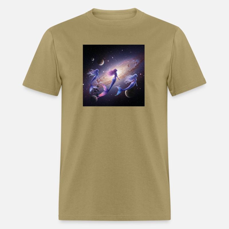 Galactic Mermaid Nebula T-Shirt