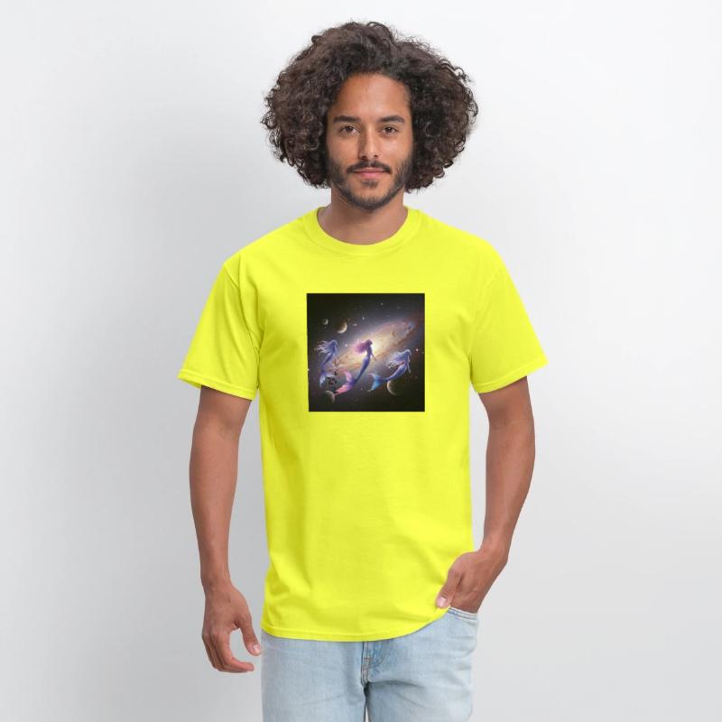 Galactic Mermaid Nebula T-Shirt