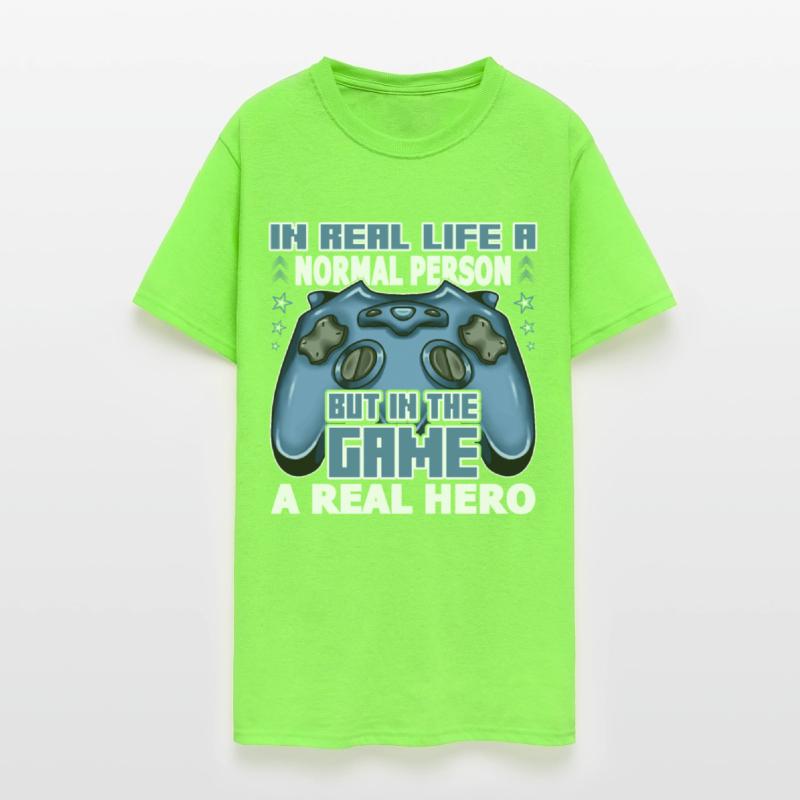 Gaming in the game a real hero gamer video game