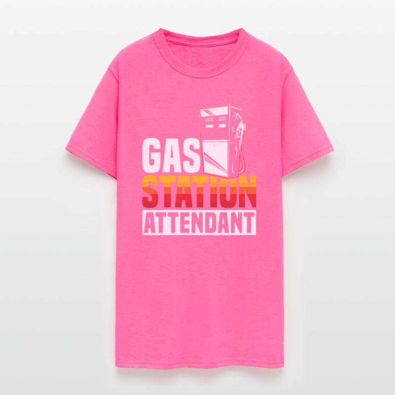 Gas Station Attendant Gas Pump Gasoline Fuel