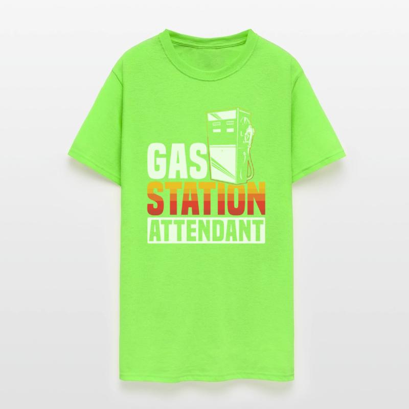 Gas Station Attendant Gas Pump Gasoline Fuel