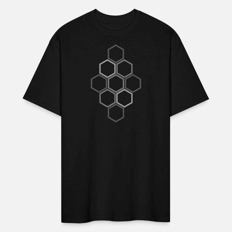 Geometric Love Design Hexagon Pattern 01