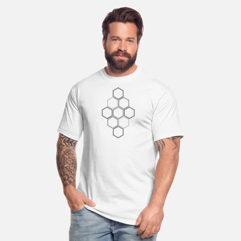Geometric Love Design Hexagon Pattern 01
