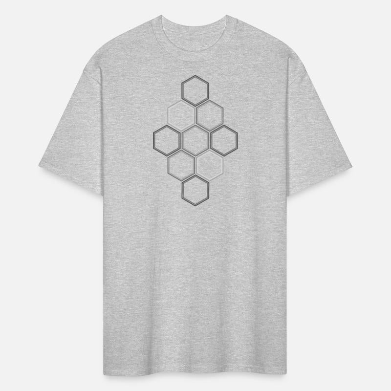 Geometric Love Design Hexagon Pattern 01