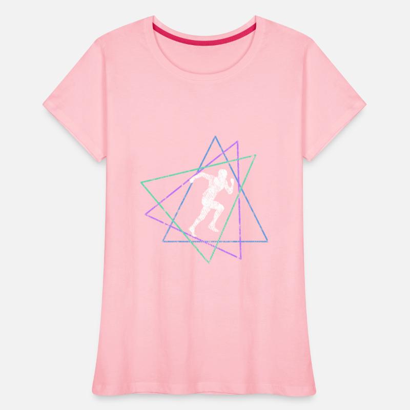 Geometric Running Athlete