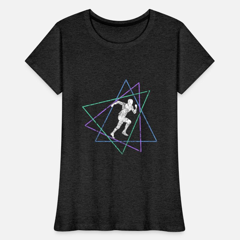 Geometric Running Athlete