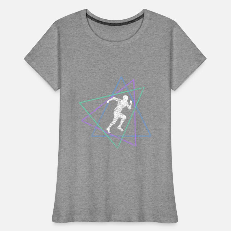 Geometric Running Athlete