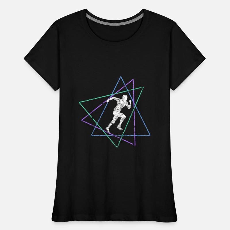 Geometric Running Athlete