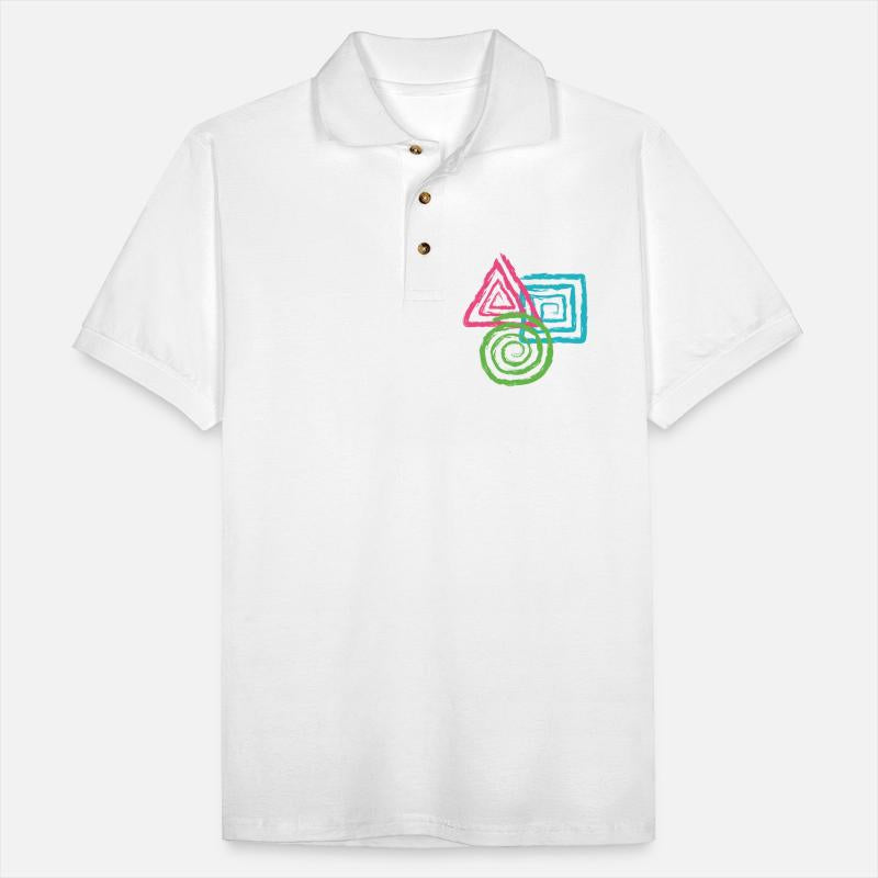 Geometric Shapes. Square, Triangle, Circle Spirals