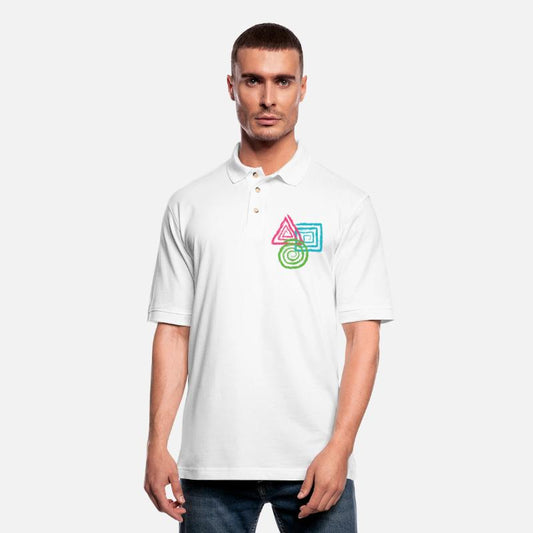 Geometric Shapes. Square, Triangle, Circle Spirals