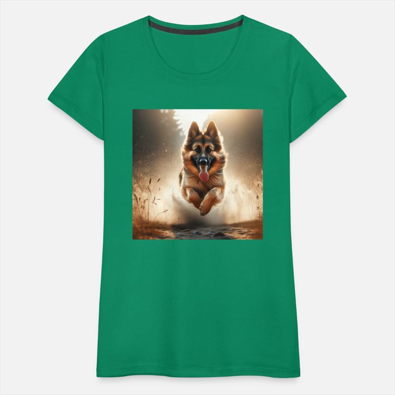 German Shepard Runnning