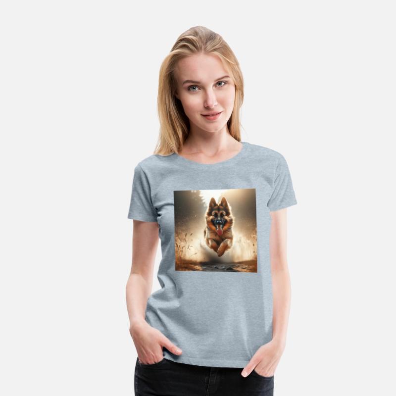 German Shepard Runnning