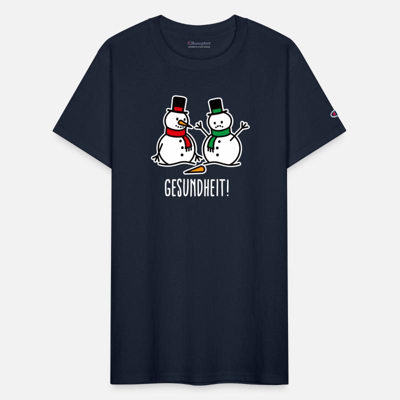 Gesundheit bless you snowman funny Christmas snow