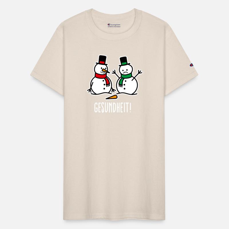 Gesundheit bless you snowman funny Christmas snow