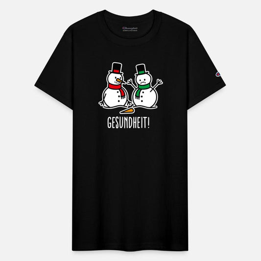 Gesundheit bless you snowman funny Christmas snow