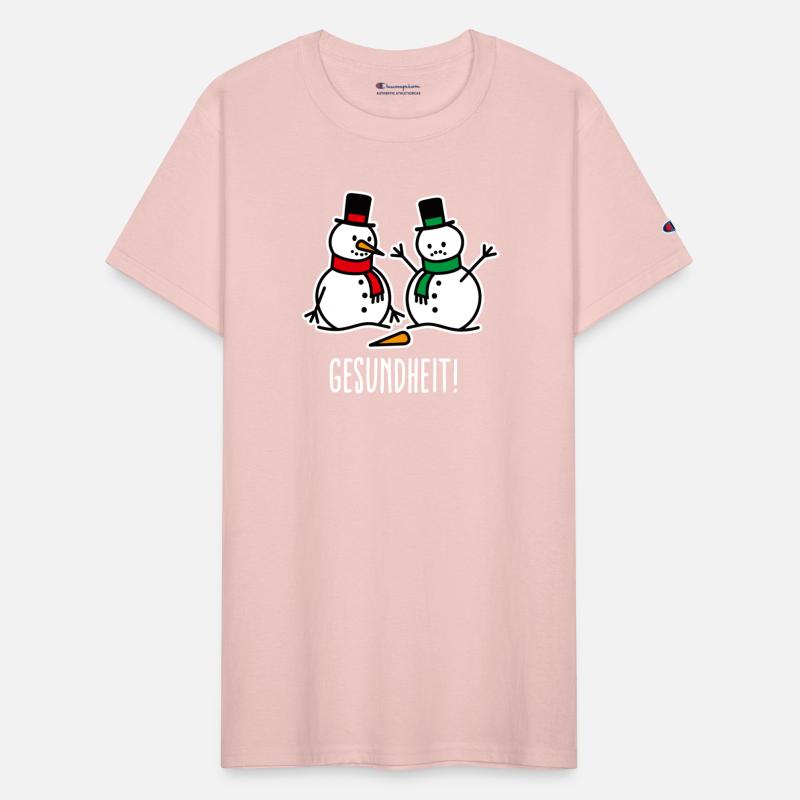 Gesundheit bless you snowman funny Christmas snow