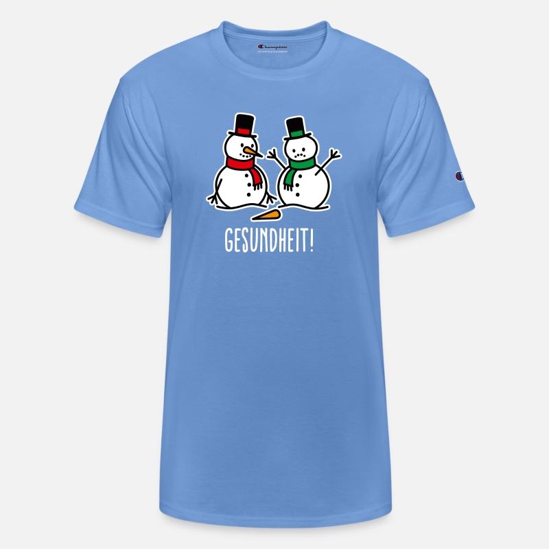 Gesundheit bless you snowman funny Christmas snow