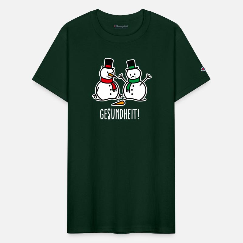 Gesundheit bless you snowman funny Christmas snow