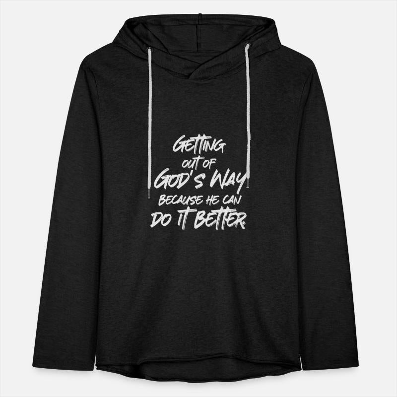 Getting Out Of God's Way